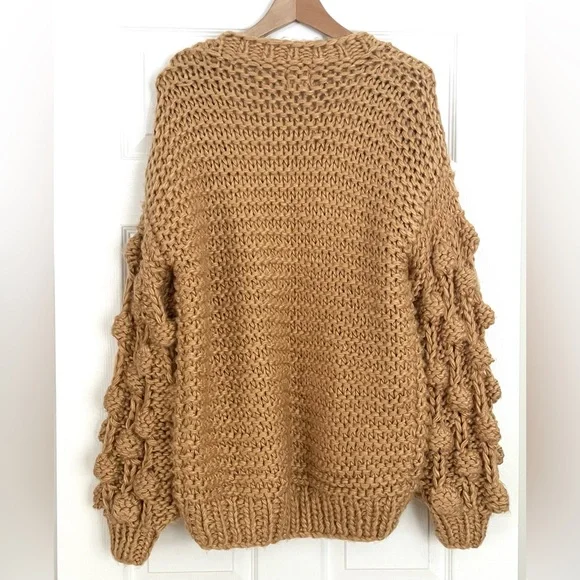 Anthropologie En Elly Bubble Knit Cardigan Size M - Picture 5 of 5